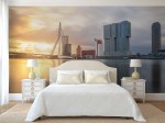 Slaapkamer fotobehang Rotterdam